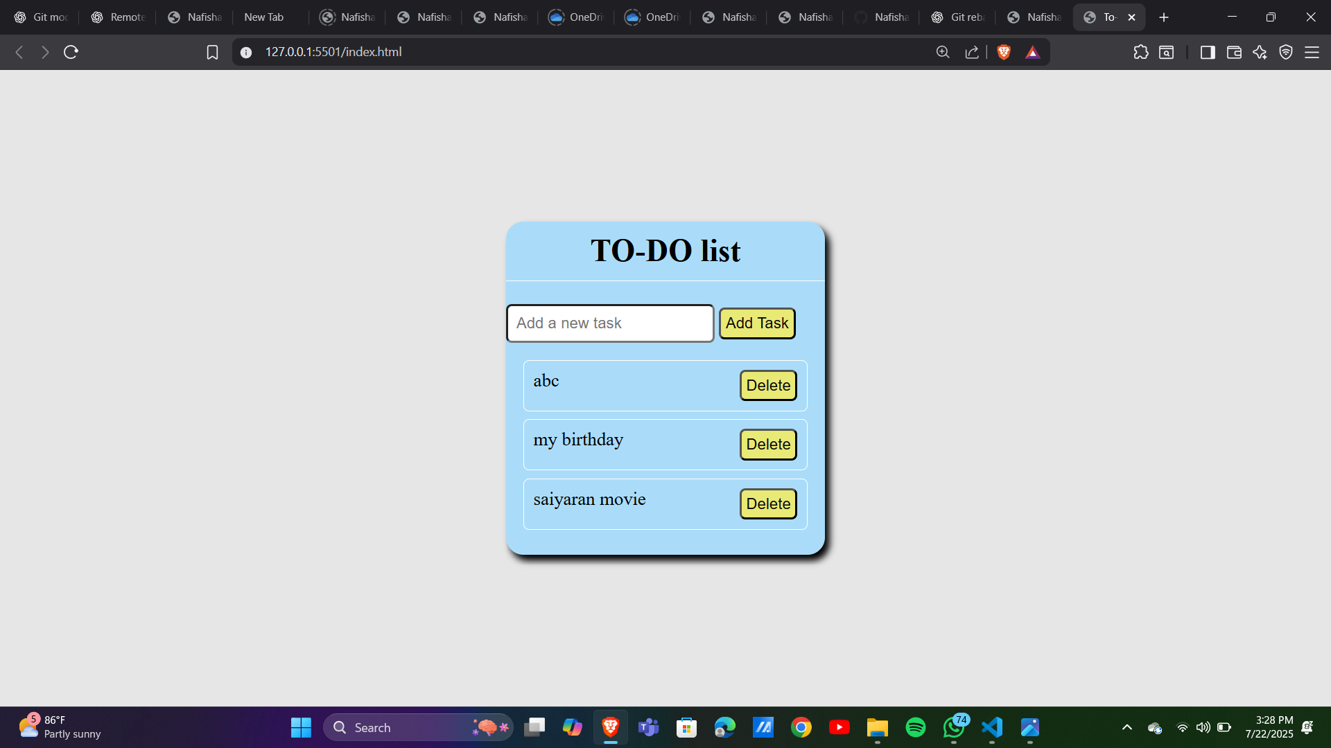 TO-DO List